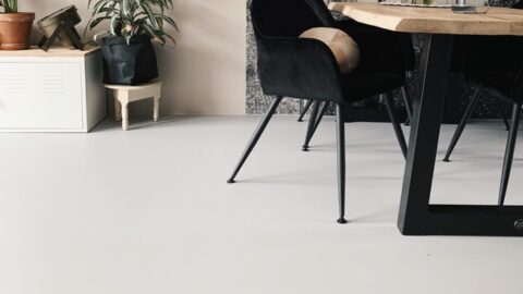 Gietvloer voor in de woonkamer